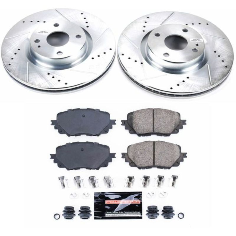 PowerStop K7358 fits Fiat 17-19 124 Spider Front Z23 Evolution Sport Brake Kit