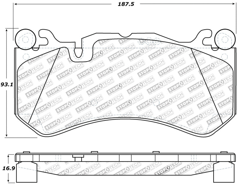 Stoptech 309.12911 Performance Brake Pads