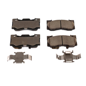 PowerStop 17 fits Ford Mustang Front Z17 Evolution Ceramic Brake Pads w/Hardware