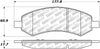 Stoptech 305.1084 Street Select Brake Pads - Front