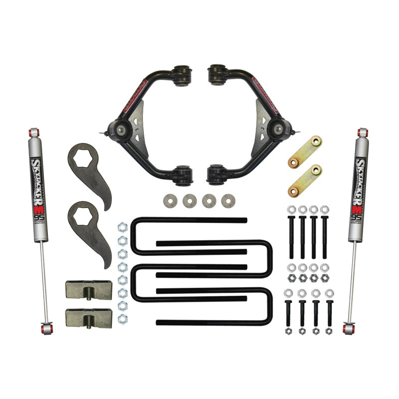 Skyjacker C11350PM 2019 GM 2500HD/3500HD 2WD/4WD 3-3.5in UCA Lift Kit w/Rear Monotube M9500 Shocks