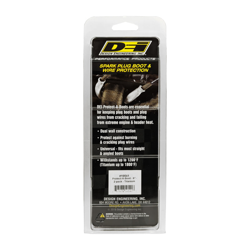 DEI  10541 Protect-A-Boot - 6in - 2-pack - Titanium