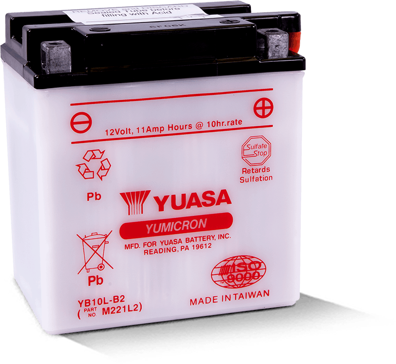 Yuasa YUAM221L2 YB10L-B2 Yumicron 12 Volt Battery