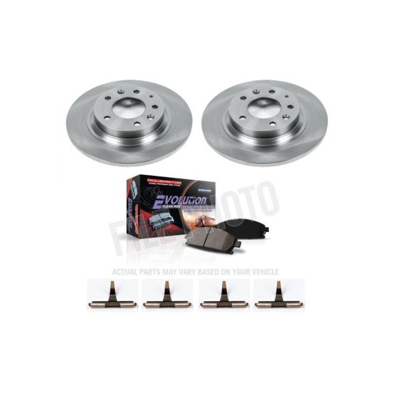 PowerStop KOE2453 fits Mazda 98-02 626 Rear Autospecialty Brake Kit