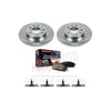 PowerStop KOE2453 fits Mazda 98-02 626 Rear Autospecialty Brake Kit