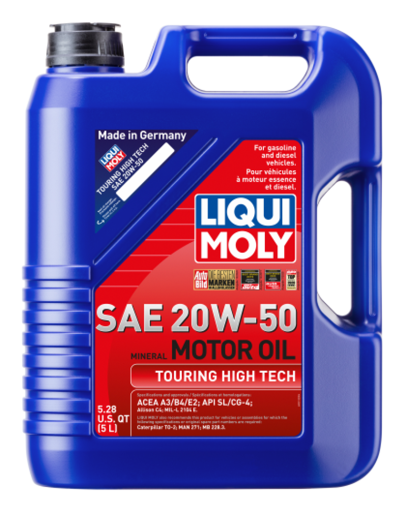 LIQUI MOLY 20114-1 5L Touring High Tech Motor Oil SAE 20W50 - Single