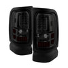 5081353 Xtune fits Dodge 94-01 Ram 1500 C-Shape LED Tail Lights Smoke ALT-ON-D