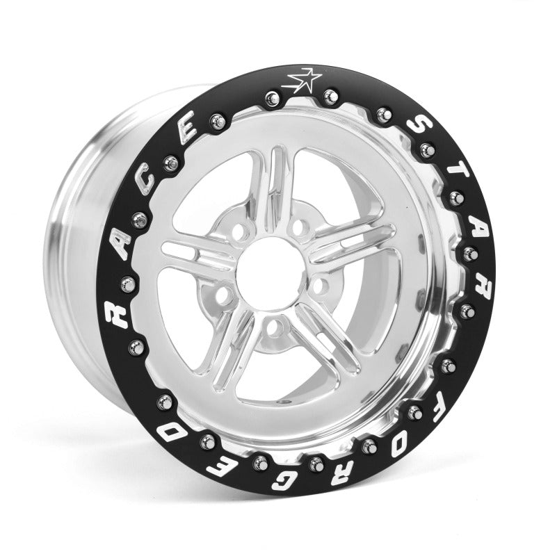 Race Star 63-510455011P 63 Pro Forged 15x10 SBL Sportsman 5x4.50 BC / 5.00in. BS Wheel - Polished