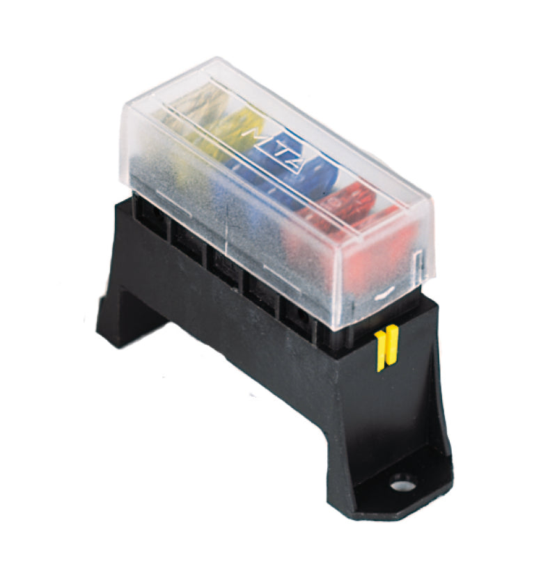 Hella H84960081 6-Way Axial Single Fuse Box