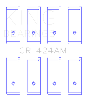KING KINGCR424AM0.75 fits KING CR424AM0.75 Engine Bearings fits Chrysler 134C 2