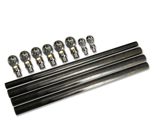 Artec Industries LK4004 07-18 fits Jeep Jk Jku 3 Link Tube And Rod End Kit: 1 1/4 Krawler Joints