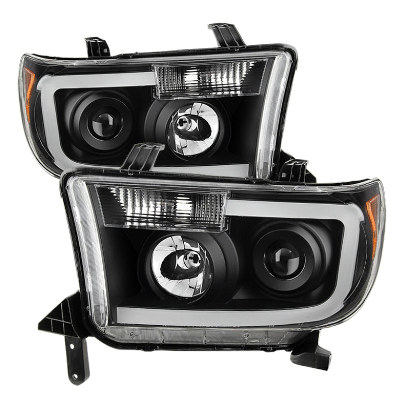 SPYDER 9027888 xTune fits Toyota Tundra LED Light Bar Projector Headlights Black