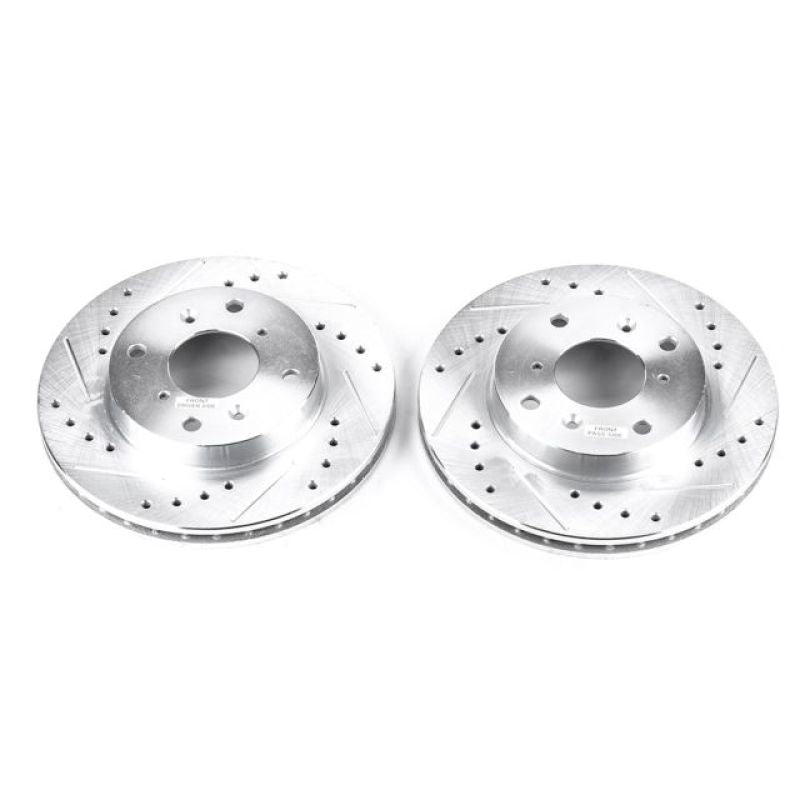 PowerStop fits Acura 98-99 CL Front Evolution Drilled & Slotted Rotors - Pair