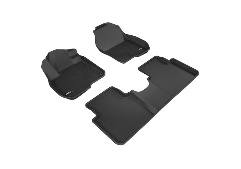 3D MAXpider 2013-2019 fits Hyundai Santa Fe/Santa Fe Xl Kagu 2nd Row Floormats