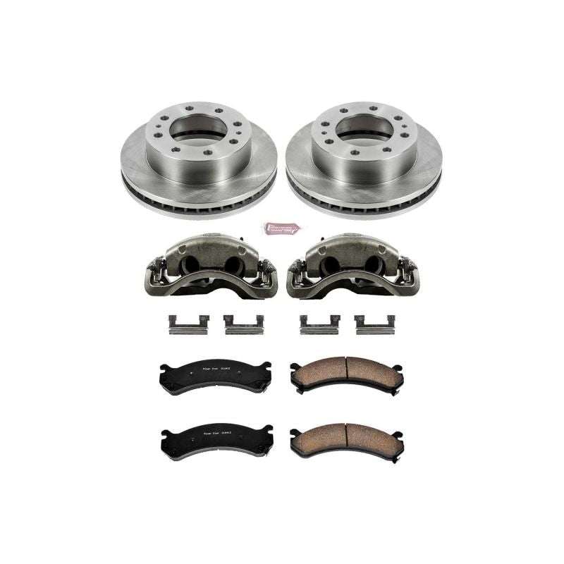 Power Stop KCOE2071 07-10 fits GMC Sierra 3500 HD Front Autospecialty Kit w/Cals