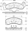 Stoptech 308.0431 Street Touring Brake Pads