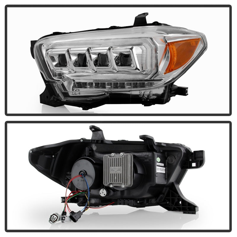 Spyder 5088383 fits Toyota 16-20 Tacoma LED Model Only High-Power LED Headlight