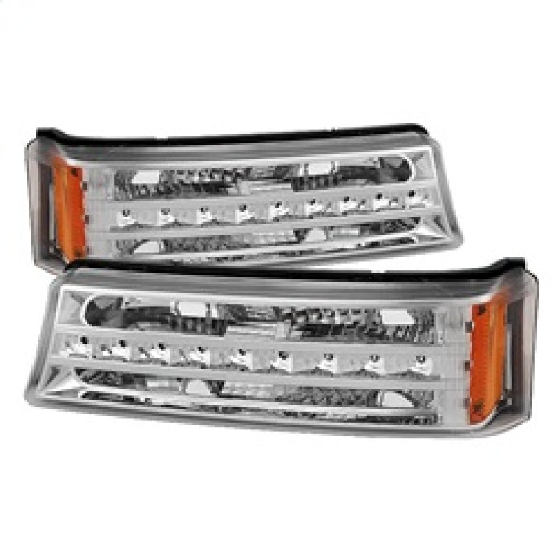9027499 Xtune fits Chevy 03-06 Silverado / Avalanche 02-06 LED Bumper Lights C