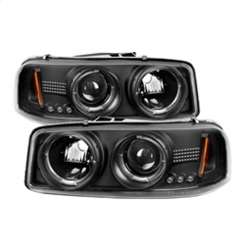 Spyder 5009357 fits GMC 99-06 Sierra 1500/2500/3500 Projector Headlights LED Ha