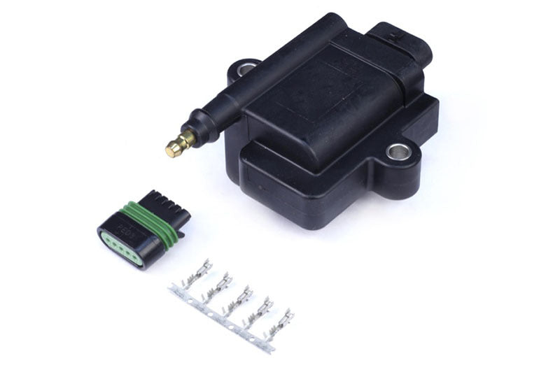 Haltech HT-020114 High Output IGN-1A Inductive Coil w/Built-In Ignitor (Incl Plug & Pins)