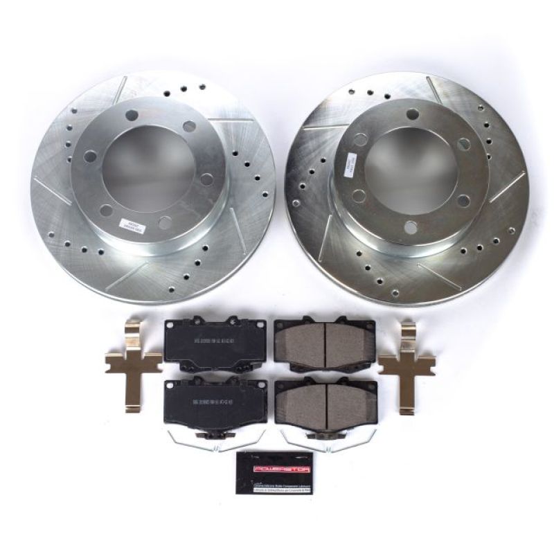 PowerStop K1233 fits Toyota 95-02 4Runner Front Z23 Evolution Sport Brake Kit