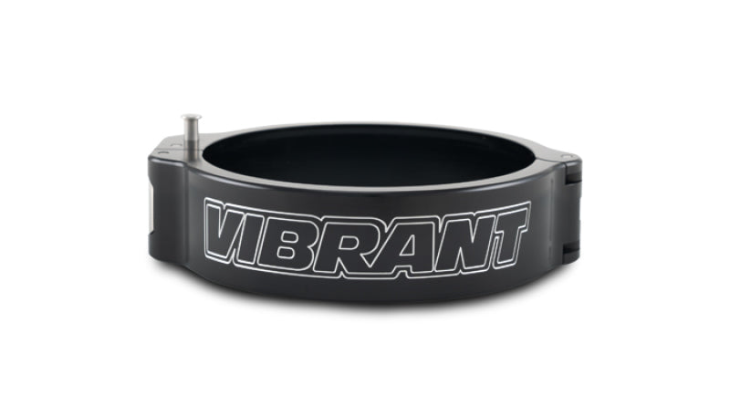 Vibrant 32537 3.50in O.D. Aluminized HD 2.0 Clamp - Anodized Black (Clamp Only)