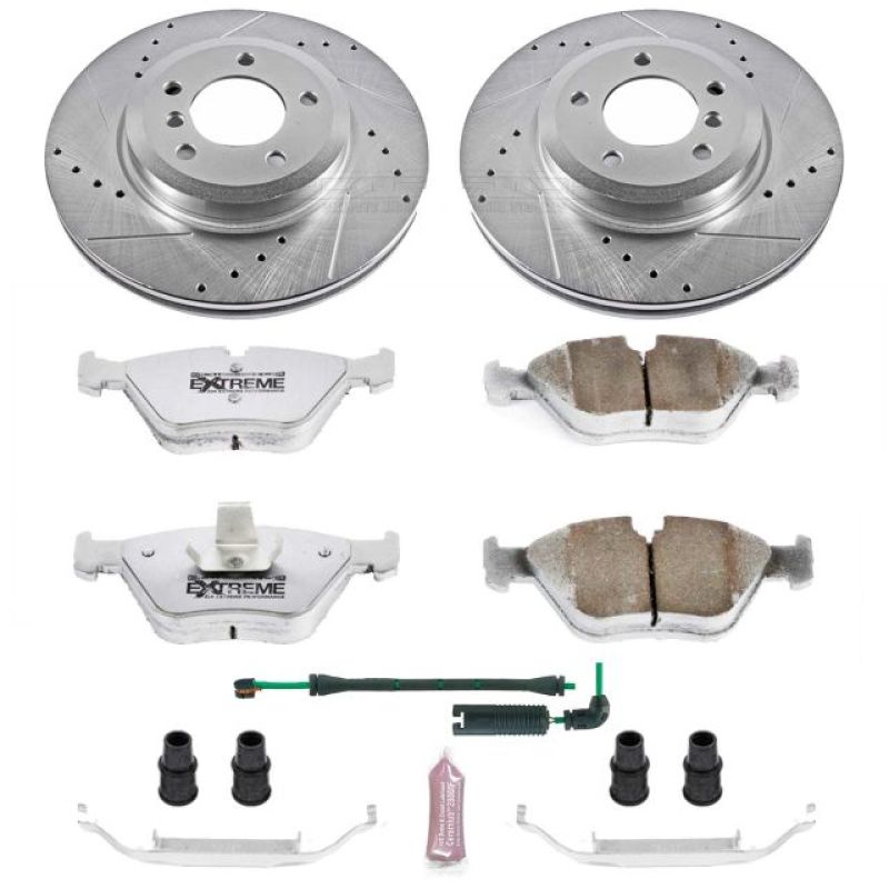 PowerStop K933-26 01-06 fits BMW 330Ci Front Z26 Street Warrior Brake Kit