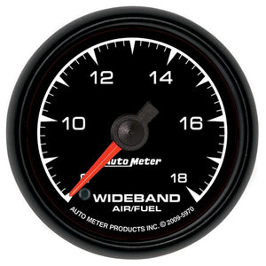 AutoMeter 5970 Autometer ES 52mm Full Sweep Electric 8:1-18:1 AFR Wideband Air/Fuel Ratio Gauge