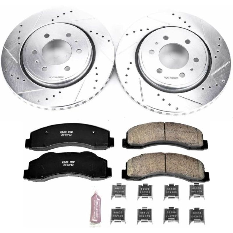 PowerStop K3167 fits Ford 10-18 Expedition Front Z23 Evolution Sport Brake Kit