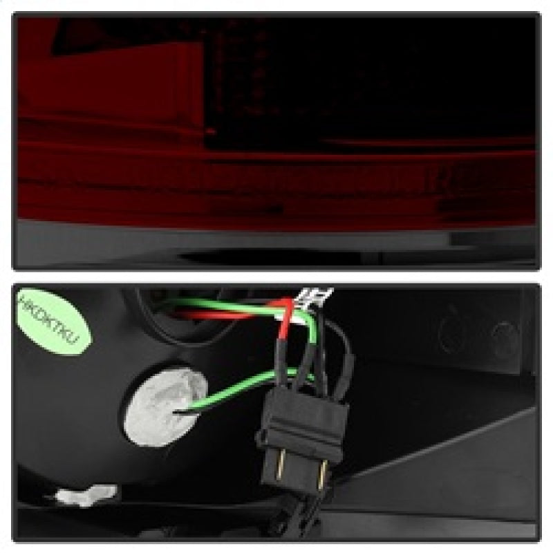 Spyder 5029614 fits Toyota 07-13 Tundra LED Tail lights Red Smoke ALT-YD-TTU07-
