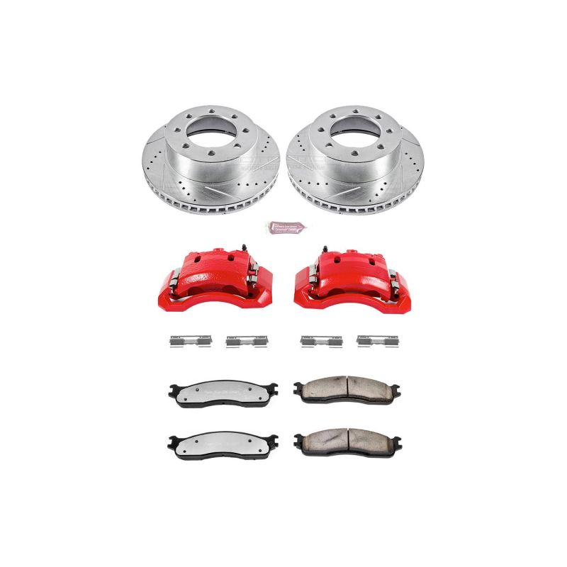 PowerStop KC2203-36 06-08 fits Dodge Ram 1500 Front Z36 Truck & Tow Kit w/Cals