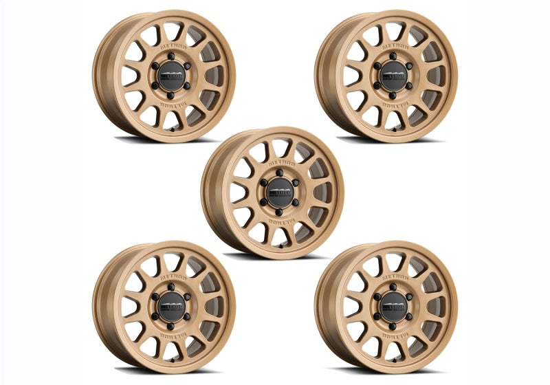 fits Ford 21-23 Racing M-1007K-M1785BR Bronco (Excl Bronco Raptor) 17x8.5 Method Bronze Wheel Kit