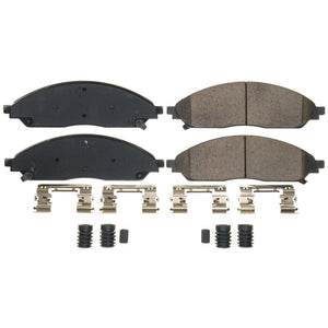 Power Stop 17 fits Chrysler Pacifica Front Z17 Evo Ceramic Brake Pads w/Hardware