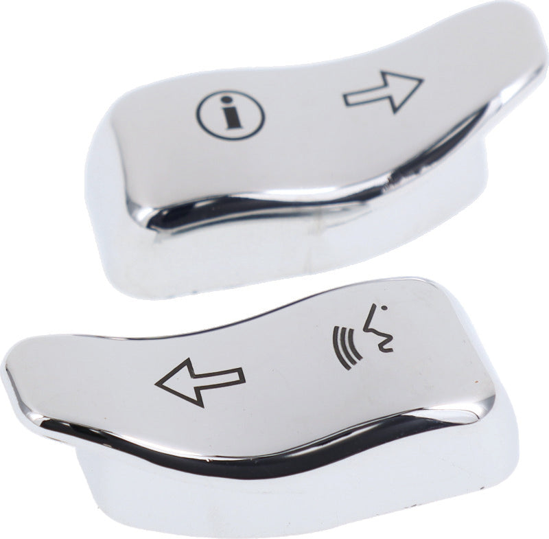 Bikers Choice 483316 14-Up FLHT FLHX FLTRX Trike Chrome Turn Switch Signal Exte