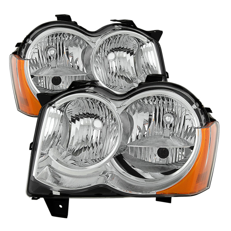 9034527 Xtune fits Jeep 08-10 Grand Cherokee Halogen Model OnlyOEM Style Headl