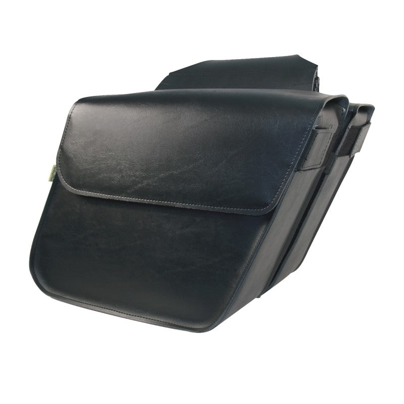 Willie 58802-00 & Max Universal Raptor Standard Slant Saddlebags (14 in L x 12 W x 5.5 H) - Black