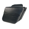 Willie 58803-00 & Max Universal Raptor Large Slant Saddlebags (16 in L x 11 W x 6.5 in H) - Black