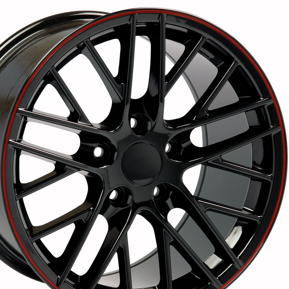 OE Wheels CV08B-18085-5475-56BR 18" Replica fits Chevy Corvette C6 ZR1 Redline
