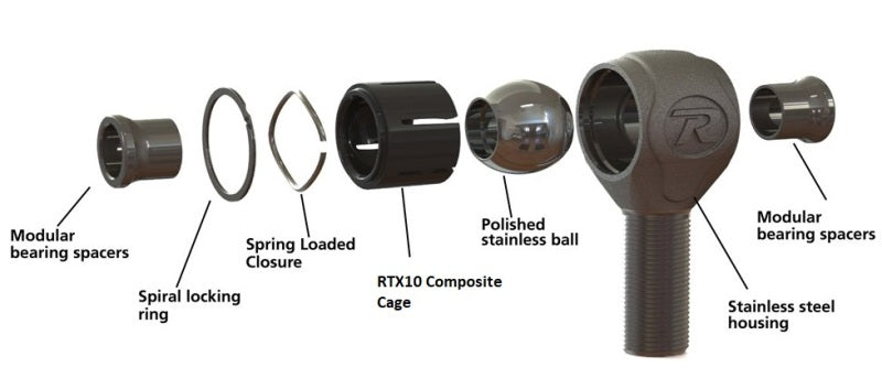 Ridetech 90002771 R-Joint Rod End with 3/4in-16 Right Hand Thread