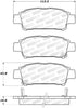 Stoptech 308.0995 Street Brake Pads