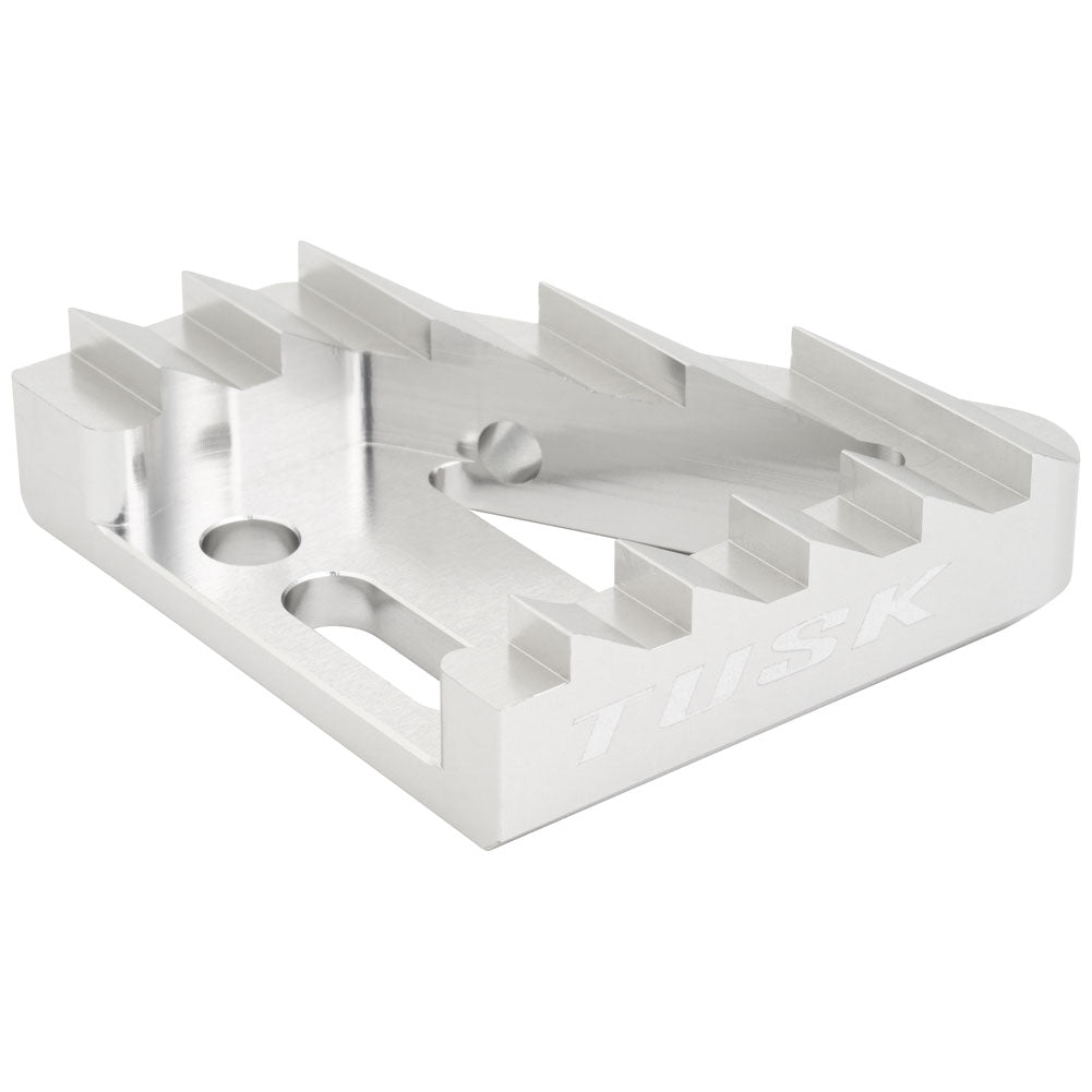 Tusk 1810080008 Brake Pedal Replacement Tip Silver