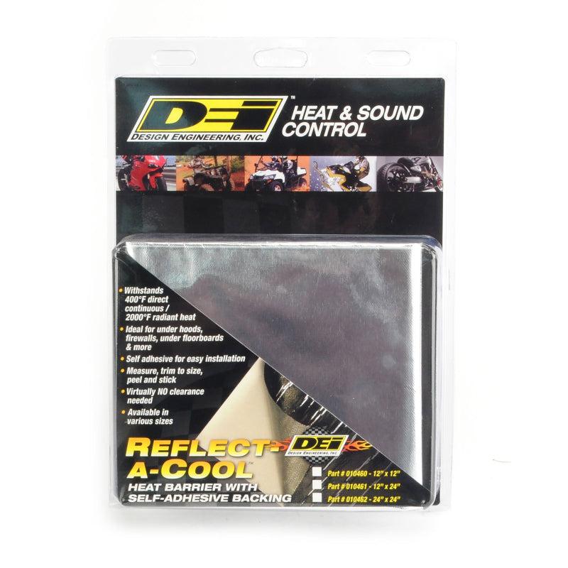 DEI  10463 Powersport Motorcycle Under Tank Heat Reflection Kit - Aluminized
