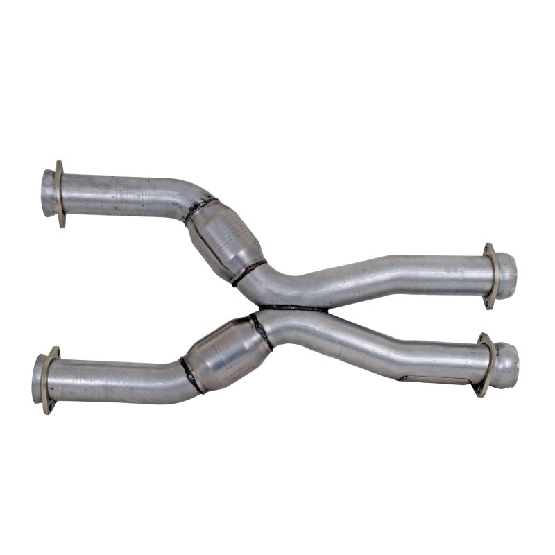 BBK  1786 Mustang Coyote Swap Short Mid X Pipe w Catalytic Converters 3.0 For  L