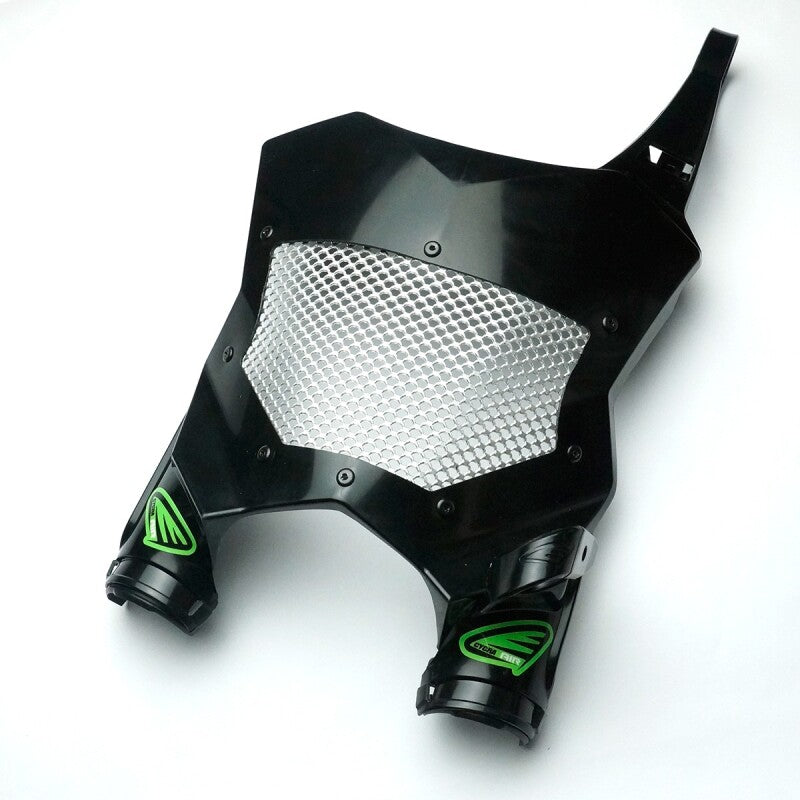 Cycra 1CYC-0705-12-VT 17-25 fits Kawasaki KX250/F/X/ 16-25 KX450/F/X Vented Stadium Plate - Blk