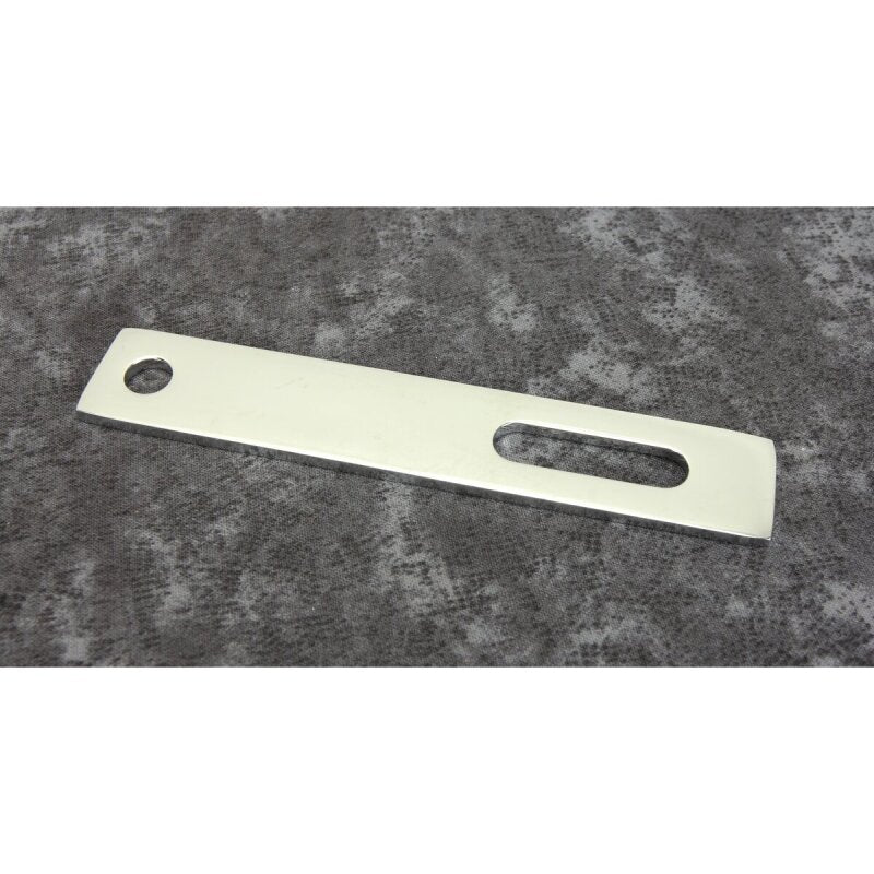 Bikers Choice 492826 Flat Chrome Exhaust Support Bracket 7/8 X 4 3/4 Inch Unive