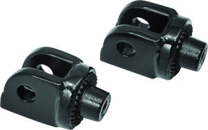 Kuryakyn 8889 Kuryakyn Splined Adapter Mount Gloss Black