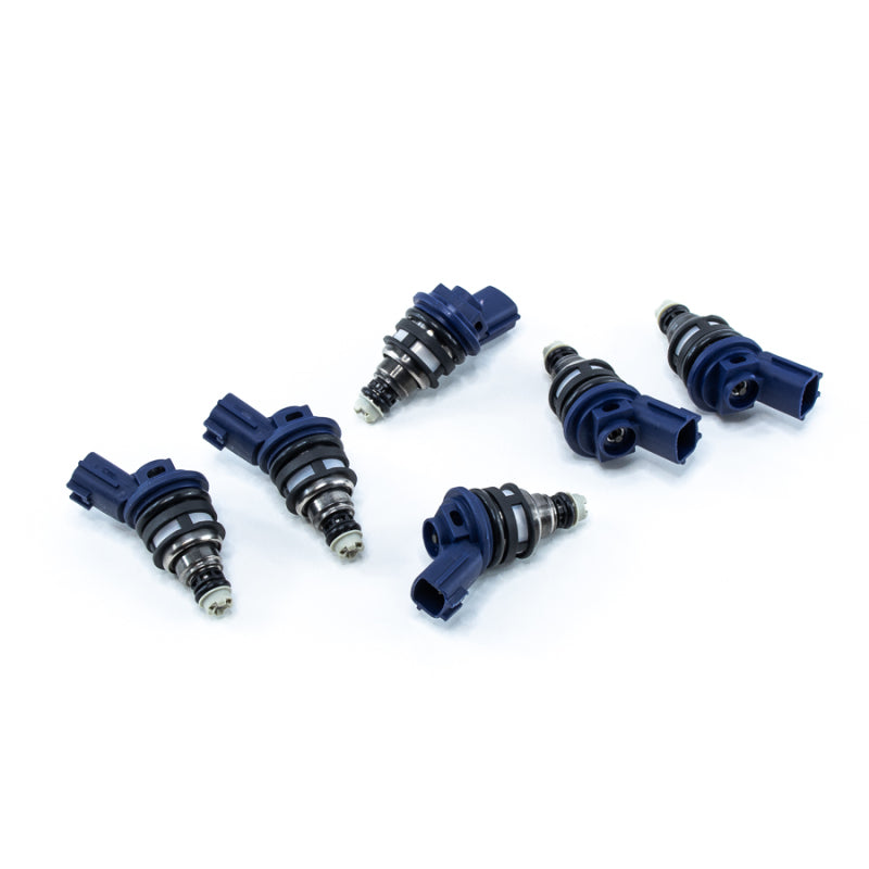 DeatschWerks 02J-01-0950-6 96-99 fits Nissan I30 VQ30 / RB25DET / Maxima VQ30de / 300zx 950cc Side Feed Injectors