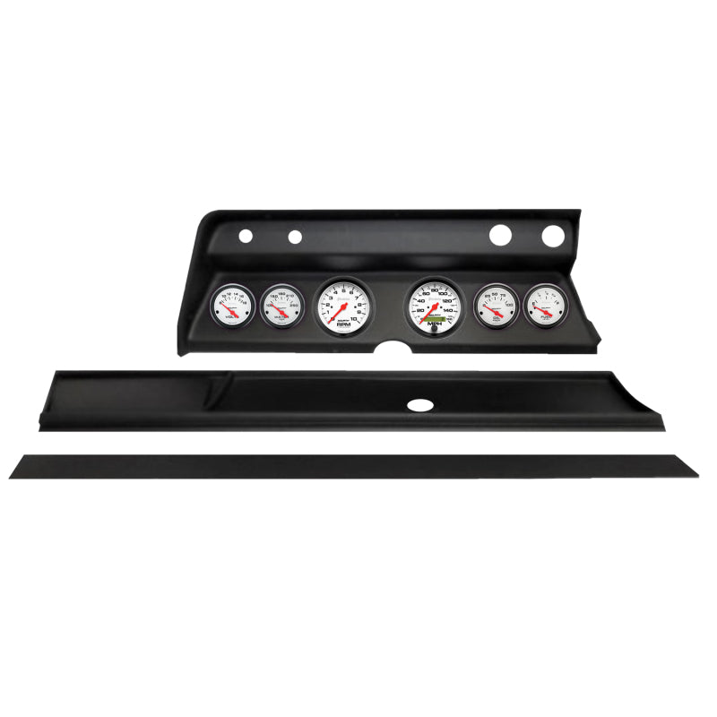 AutoMeter 2932-09 Autometer Phantom Direct Fit Dash Kit 1967 fits Chevy Chevelle (2 x 3-3/8in. / 4 x 2-1/16in.)