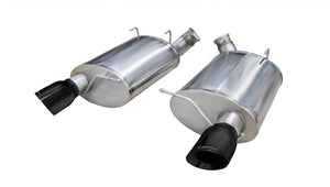 CORSA Performance 14320BLK Corsa 2011-2012 fits Ford Mustang Shelby GT500 5.4L V8 Sport Axle-Back Exhaust w/ Black Tips