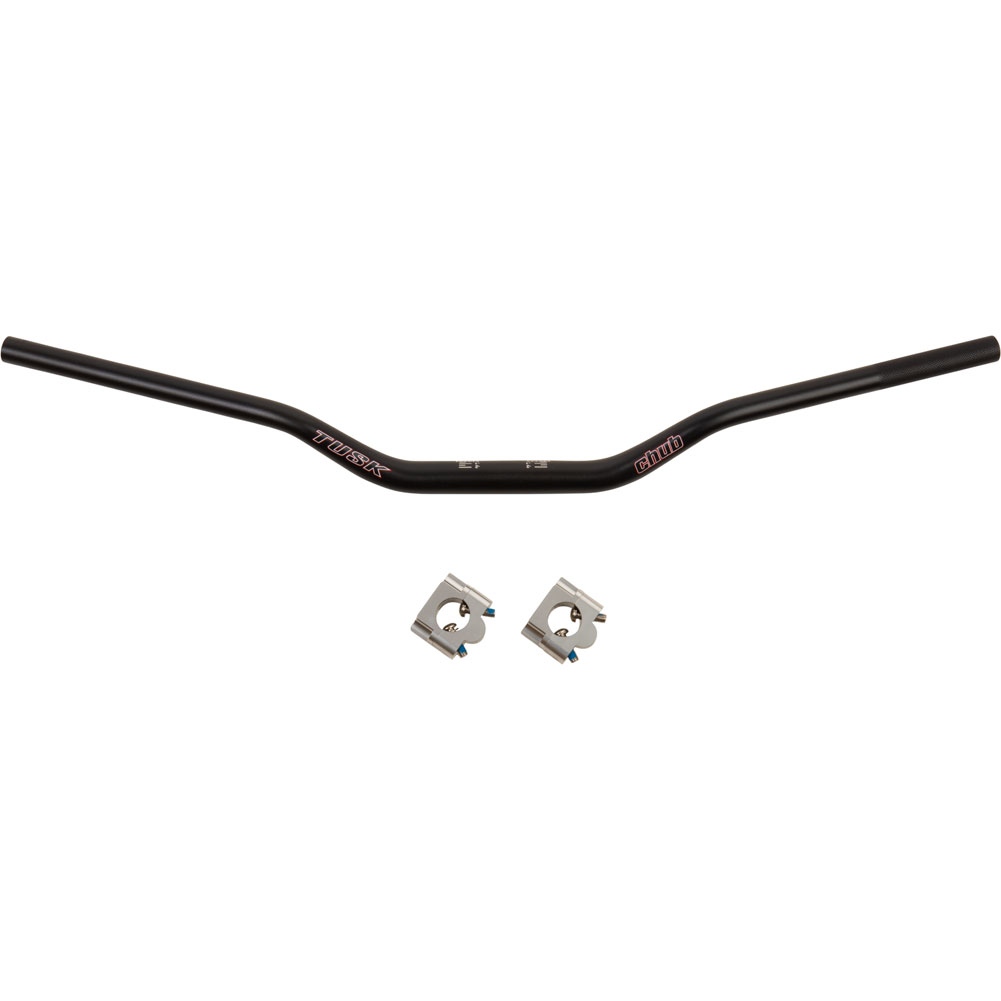 Tusk 1851240007 Universal Big Bar Clamp and Bar Kit  Chub Big Bar KTM Bend Black